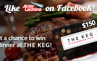 The initiative to invite fans to like Acier Lachine’s Facebook page.