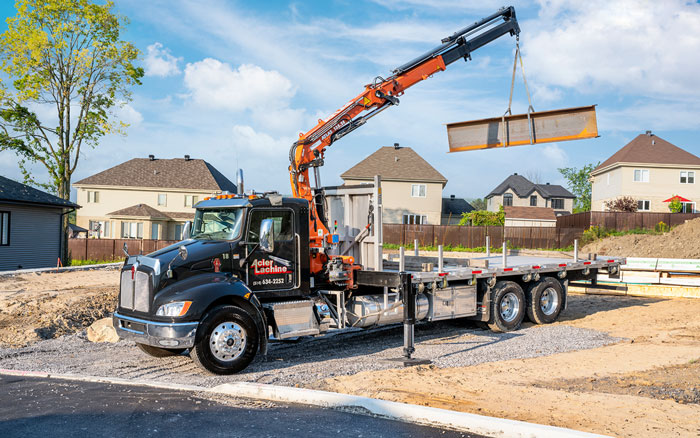 Metals delivery to the construction site