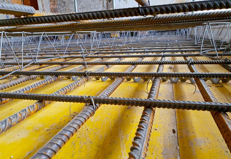 Reinforcing Bars used as a base in constructions, View 3