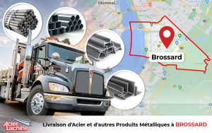 Livraison Produits Metalliques a Brossard par Acier Lachine