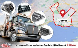 Livraison Produits Metalliques a Dorval par Acier Lachine