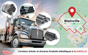 Livraison Produits Metalliques a Blainville par Acier Lachine