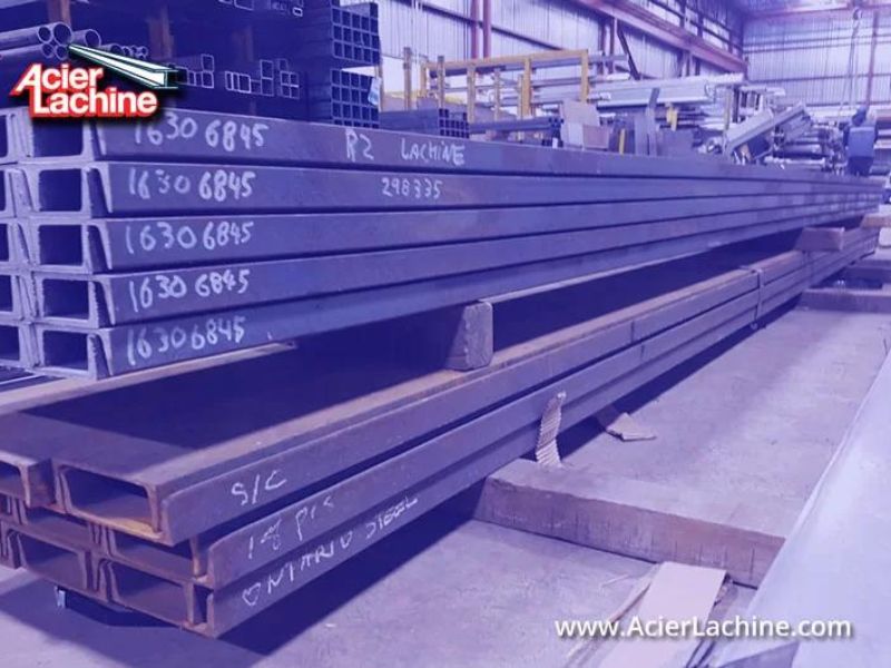 Our Steel Structural Channels for Sale View 3 Acier Lachine Montreal QC 800x600 2